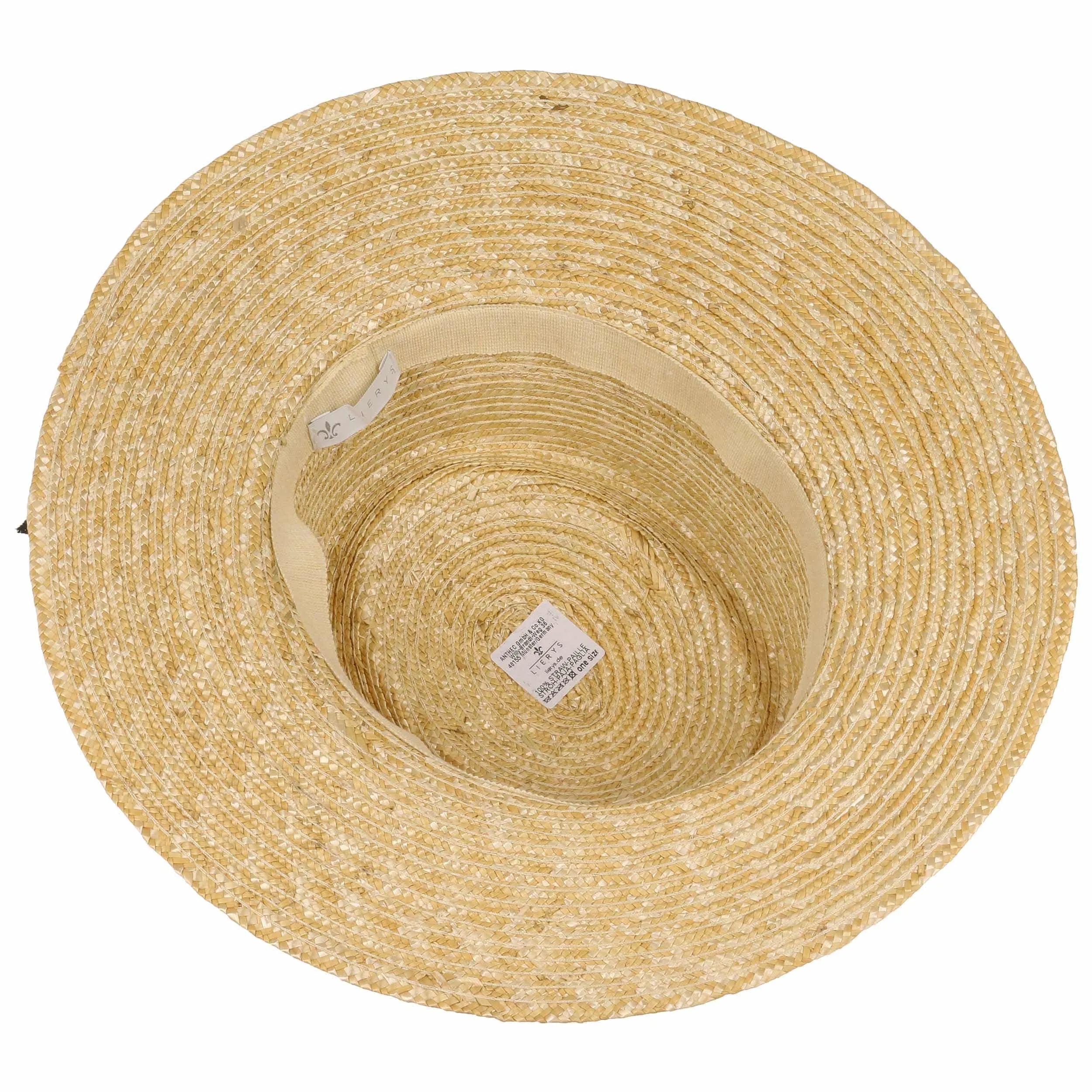 Chapeau Leghorn avec Nud by Lierys --> Chapeaux, casquettes & bonnets en ligne ▷ Chapeaushop
